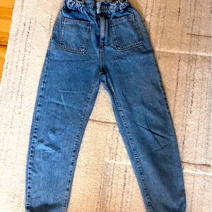 Zara paper bag jeans